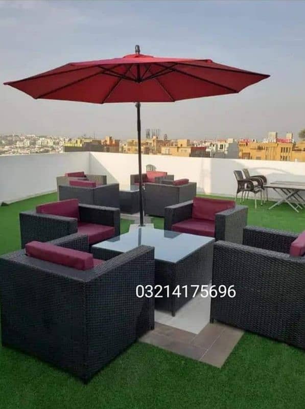 outdoor gardan rattan upvc furniture sofa set chairs and table 17