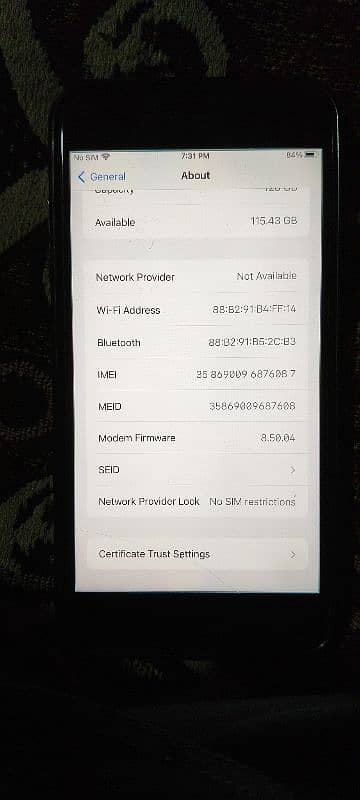 iphone 8 puls 128. Gb factory unlocked no PTA urgent sel price finl 4