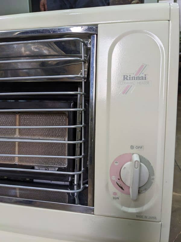 Rinnai Japanese Ceramic Gas Heater 813 & 613 Model 13