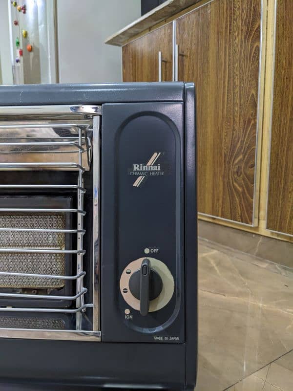 Rinnai Japanese Ceramic Gas Heater 813 & 613 Model 14