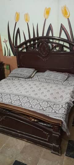 Bed, Dressing, TV, Showcase. For Sale Rs. 50,000/- Only