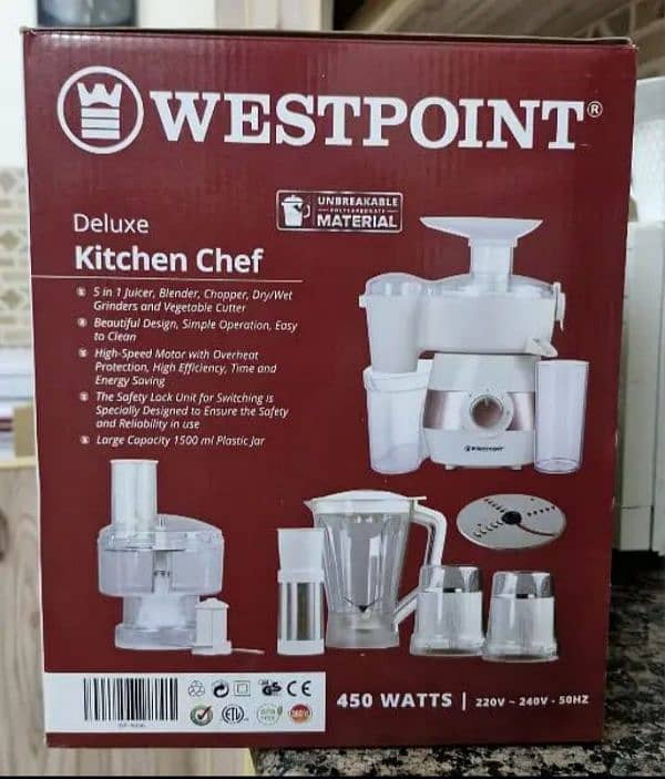 Westpoint Deluxe Kitchen Chef, Model WF-4806 1