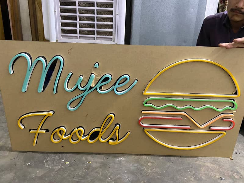 3d sign board-Neon Lights-Neon Sign boards-light sign-Acrylic sign 7