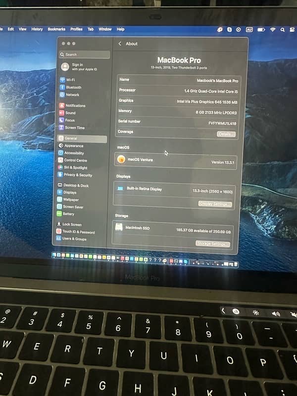 Apple MacBook Pro 2019 for Sale - 250 GB SSD 2