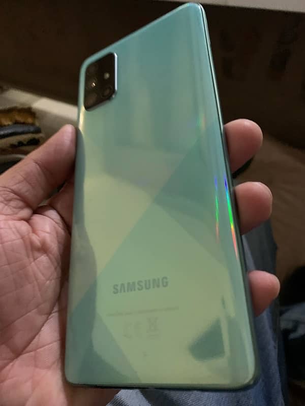 samsung A71 with box physical dual PTA APPROVED 0