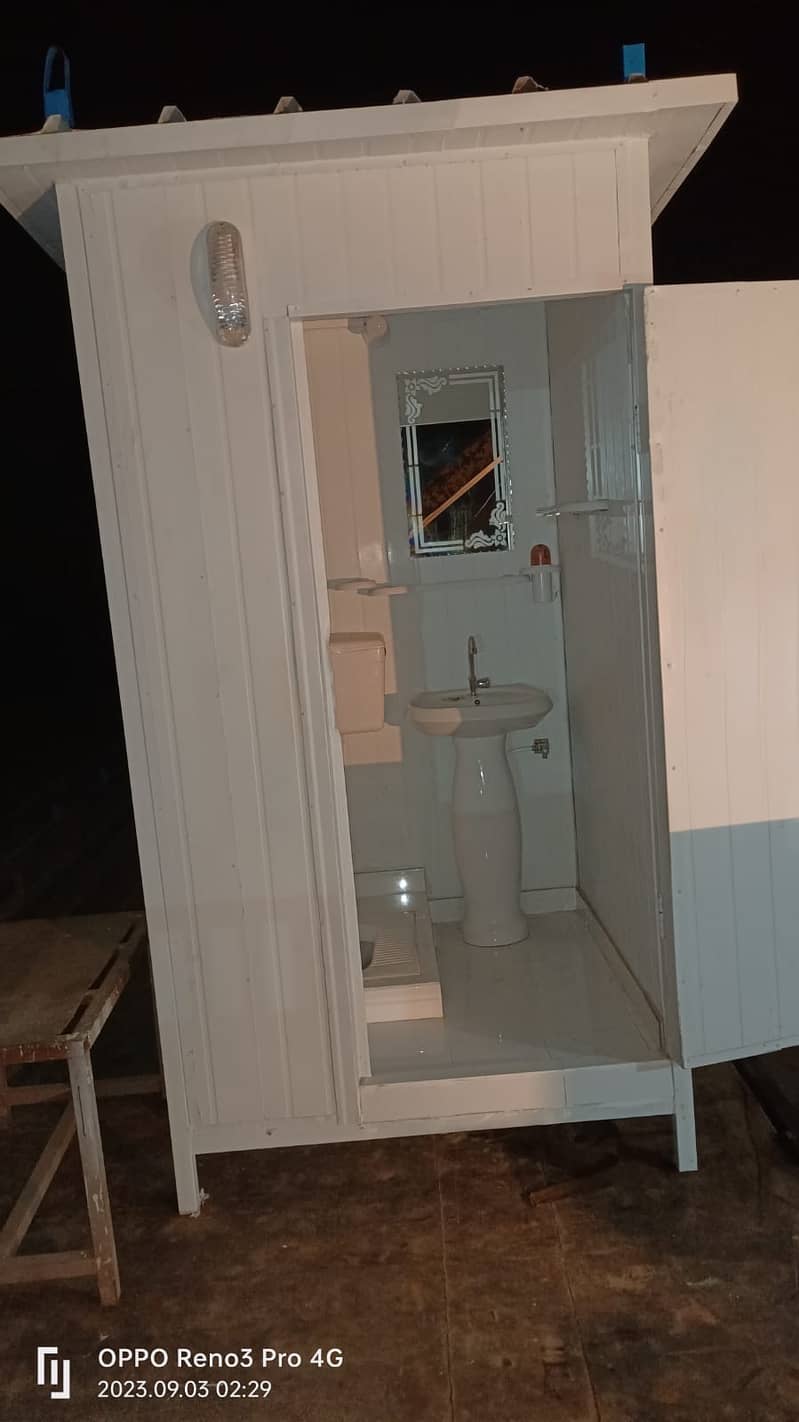 Single movable/portable washroom/prefab Home/Toilet porta cabin 5