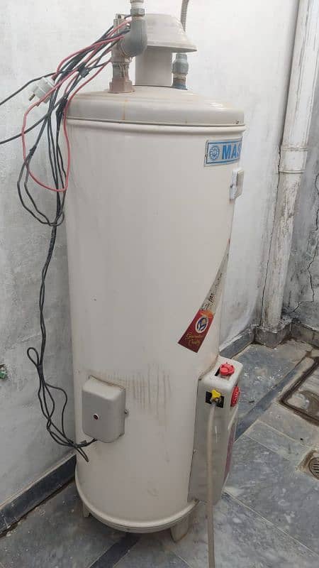 25 gallon Electric+Gas Geyser 1