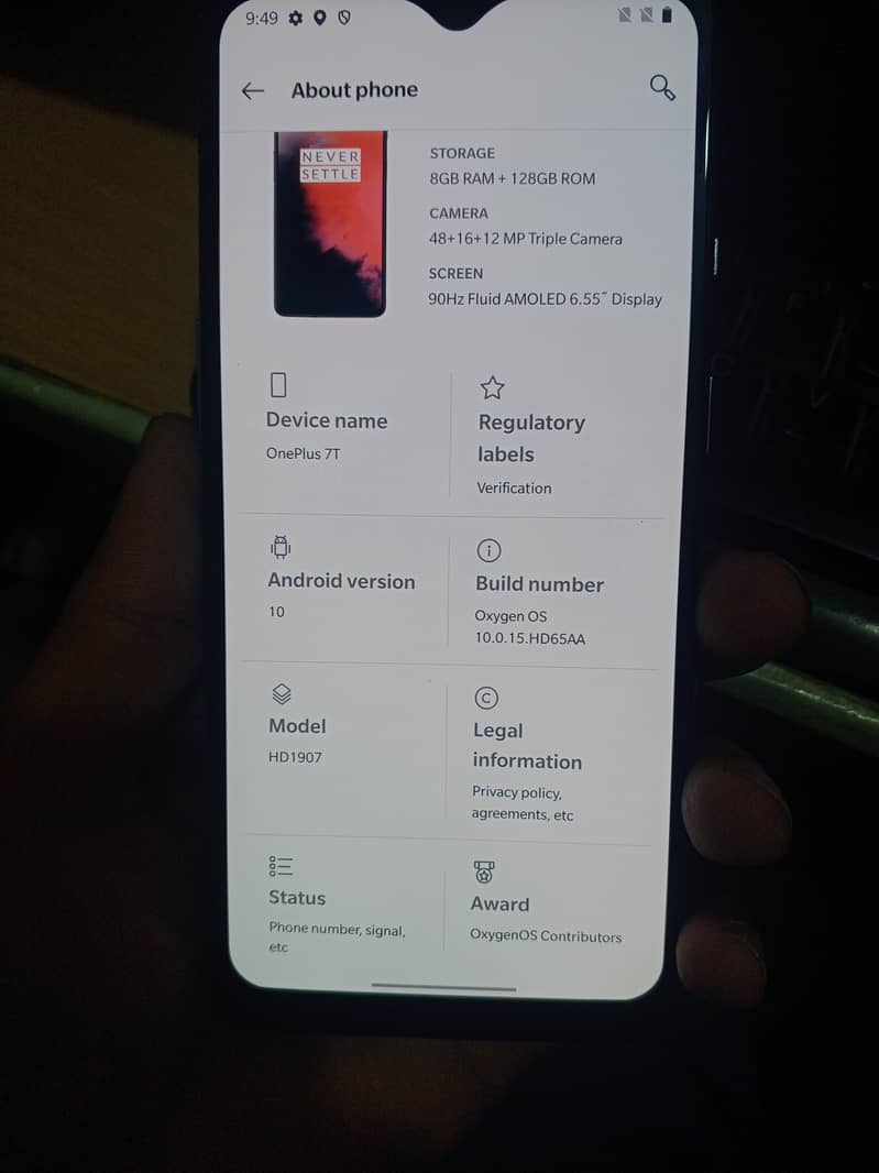 One Plus 7T 1