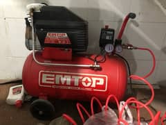 Emtop Air Compressor Like New 50 Litre