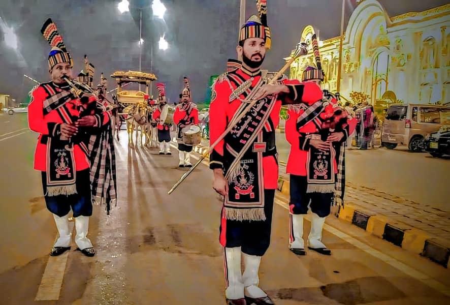 Foji Band Baja for Mehndi & Barat Events | Pipe Band Lahore/Qawali ni8 3