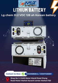 LITHIUM BATTERIES / Pylon teck 51.2 VDC 280 ah / Solar / battery