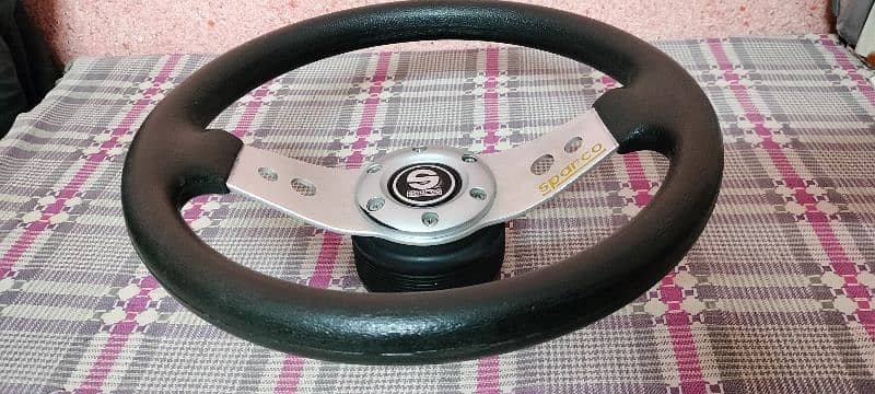 Slightly Used Sparco Steering wheel 1