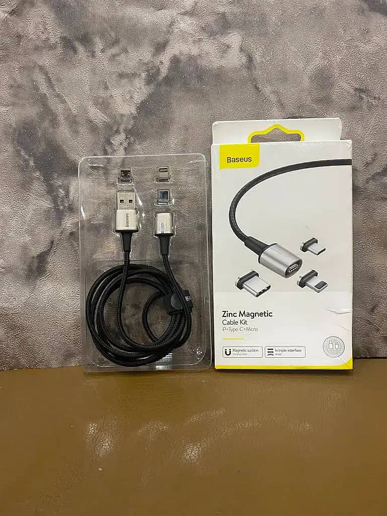 Baseus Zinc Magnetic 3 in 1 Fast Charging Cable 2