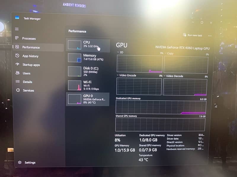 ASUS TUF GAMING A15 RTX 4060 1tb NVME RYZEN 7 7435HS - GAMING BEAST! 4