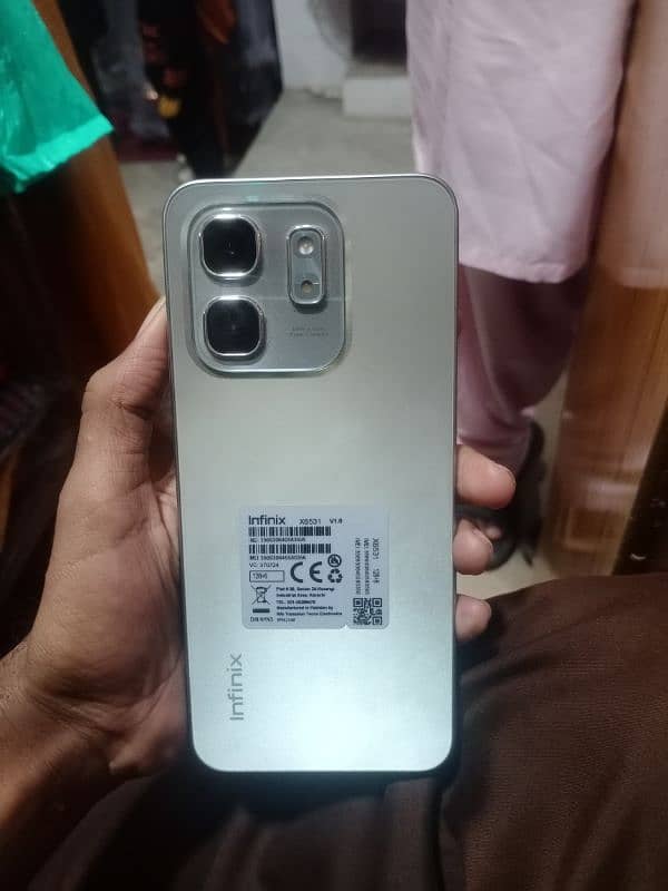 Infinix hot 50i 6+6/128 full box 10Month woreent 10/10Condition 4