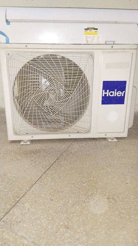 Haier 1.5 ton Dc Inverter only 1 season used (O33O-386OO25) 2