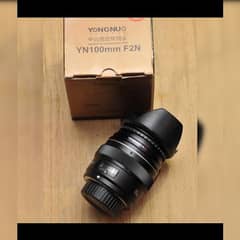 Yongnuo 100mm f2 portrait lens for Nikon in jpj