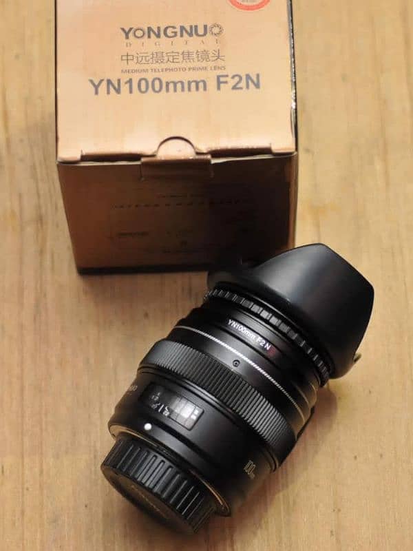 Yongnuo 100mm f2 portrait lens for Nikon in jpj 1