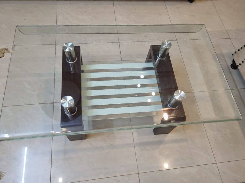 glass centre table 2