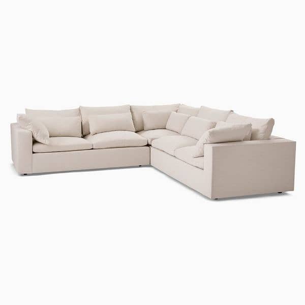 Beige Haven L-Shape Sofa: Modern Elegance Meets Unmatched Comfort 2