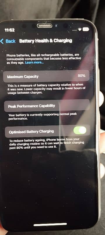 iphone xS Rom 64gb. battery Health 80% 6