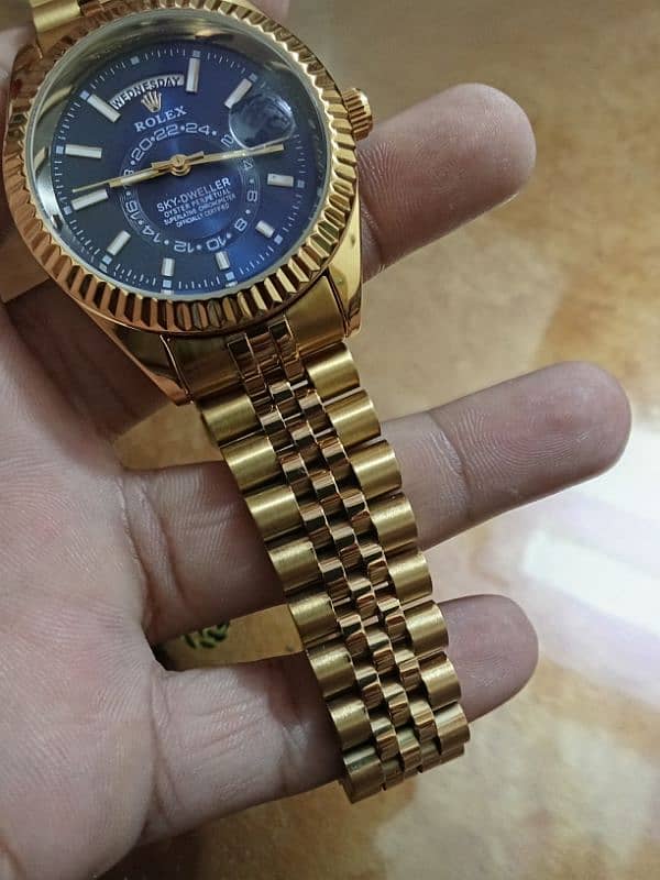 Rolex blue dile 1