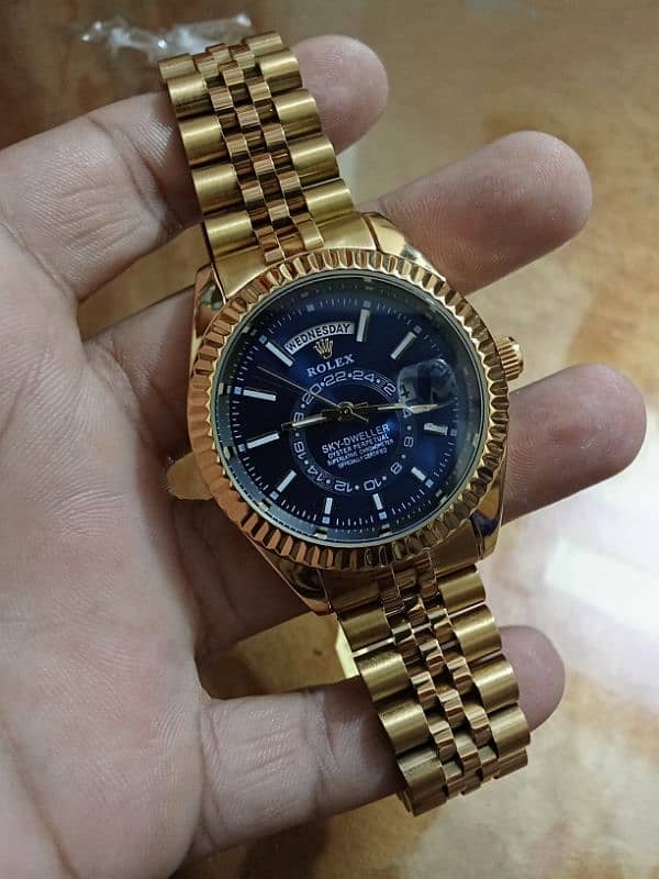 Rolex blue dile 2