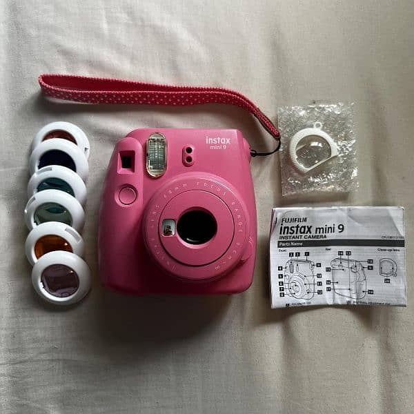 Instax mini 9 hot pink colour 0