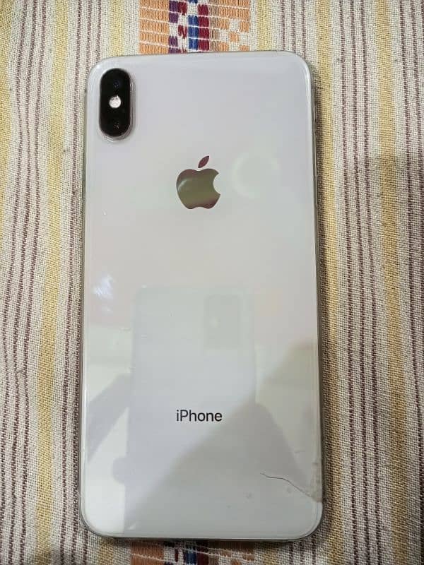 Iphone xs max 64gb non pta white color 0