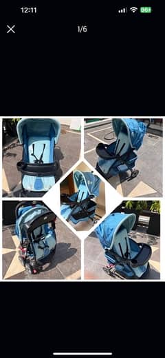 kids pram / baby walker foldable for sale