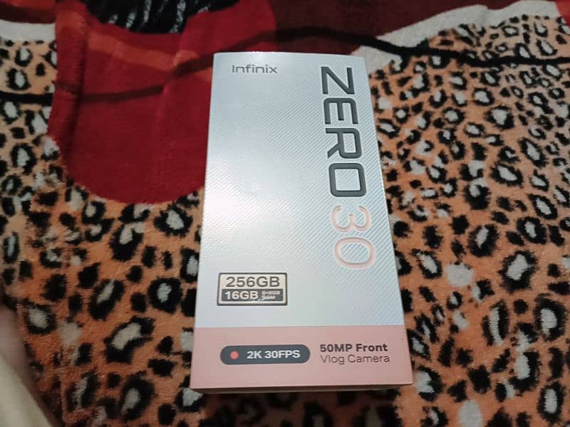 Infinix Zero 30 All ok phone Condition with original box and charger 1