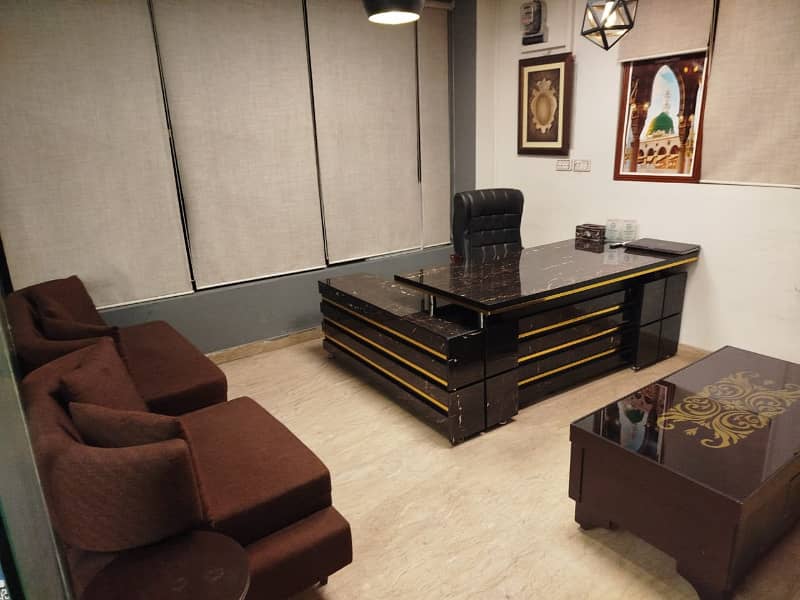 Furnished office for rent in johar town for software house +call centre and visa setup 3