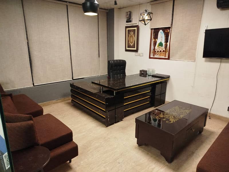 Furnished office for rent in johar town for software house +call centre and visa setup 4