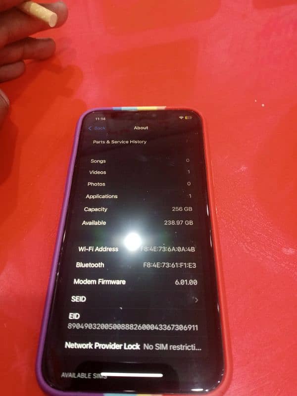 iphone 11pro non pta 256gb factory unlocked sale and exchng 7