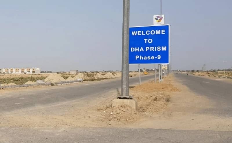 Phase 9 Prism H-1630 120 Fit Road Back Side plot DHA Lahore 3