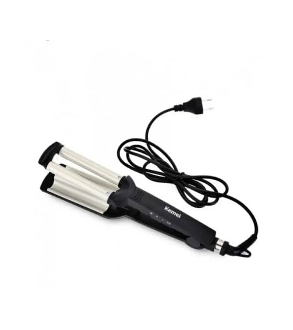 KEMEI Curling Iron - KEMEI Professional Hair Curler with 3 Barrels 5