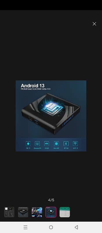 X88 promax 13 ultra HD Android box 3