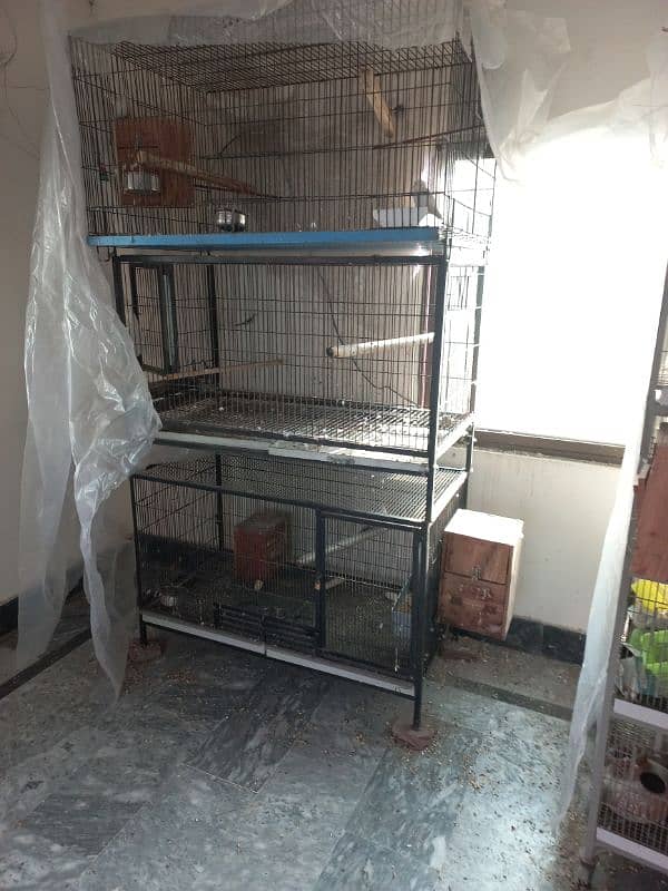 3 birds cage for sell 2