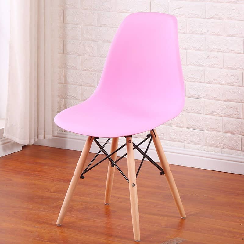 Plastic chair with wooden legs, Cafe chair, dining Chair, Bar Chair 1