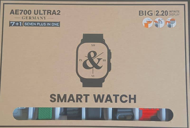 Brand new 7 step smart watch home delivery ailable all Pakistan 2