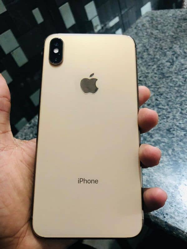 Iphone xs max 256 GB PTA approved physical sim 1