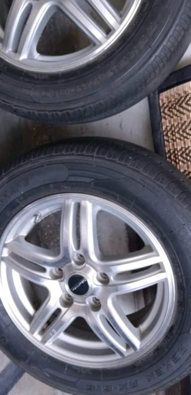 15 inch rims with tyres 2