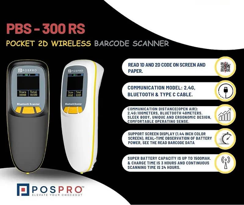 Brand New Barcode Scanner 1D ~ 2D ~ QR (Cash On Delivery) 9