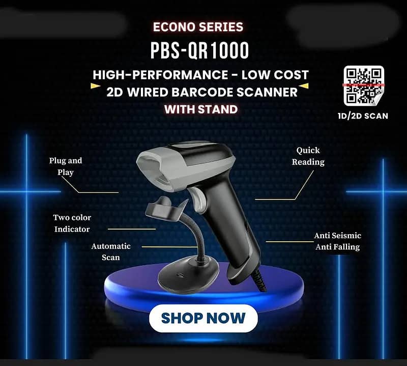 Brand New Barcode Scanner 1D ~ 2D ~ QR (Cash On Delivery) 13