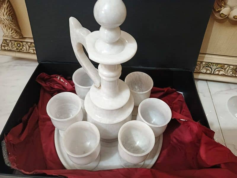 Marble cup set 4