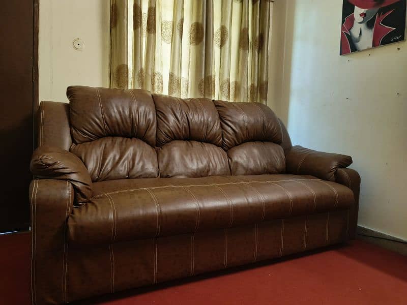 brand new leather sofa set 0