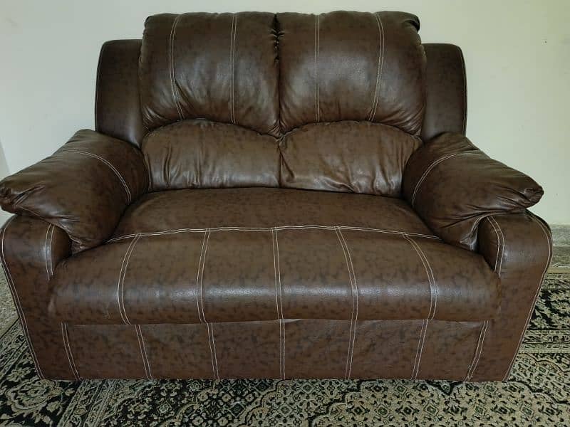 brand new leather sofa set 2