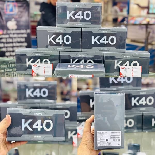 Redmi k40 256/12+3 5G Brand New Non Active Pin Pack Pta Duty 25000 0