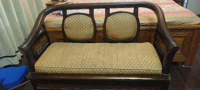 wooden 5 seater sofa chairs.