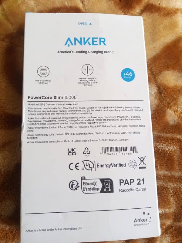 Anker Power Bank (1000mah) 1